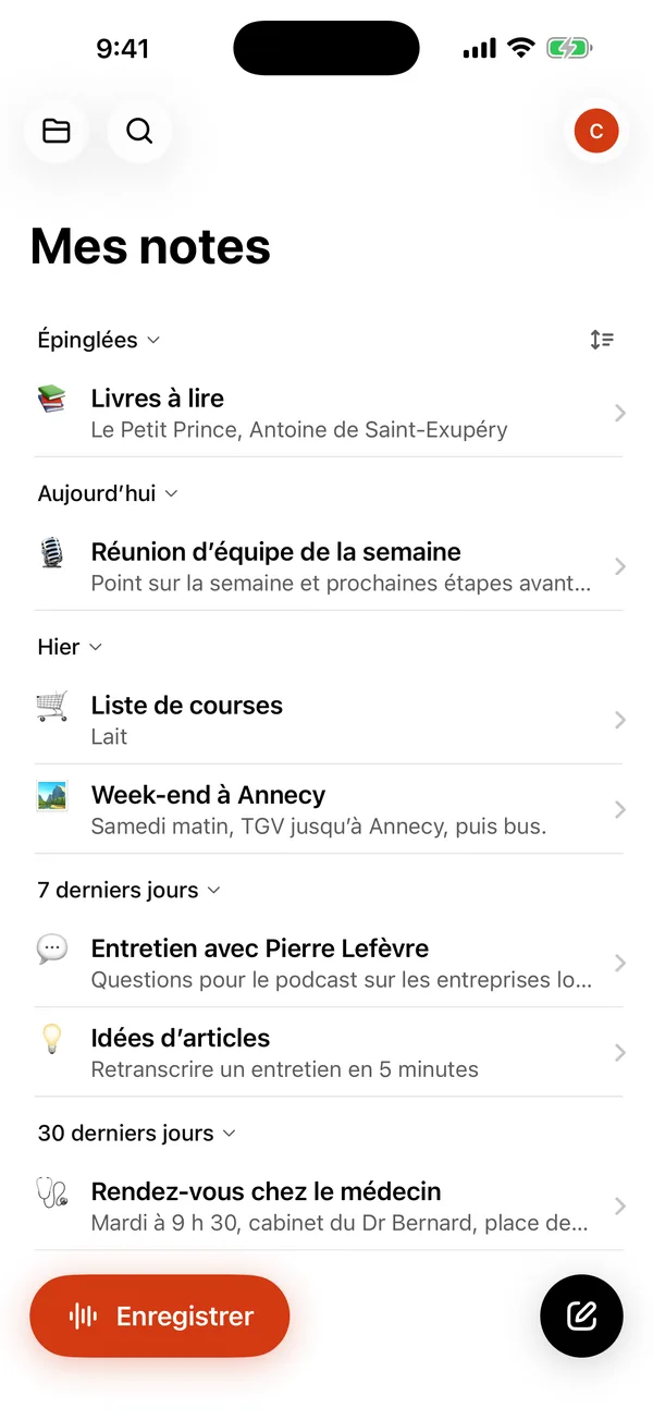 Supertranscriptie voor iPhone en Mac